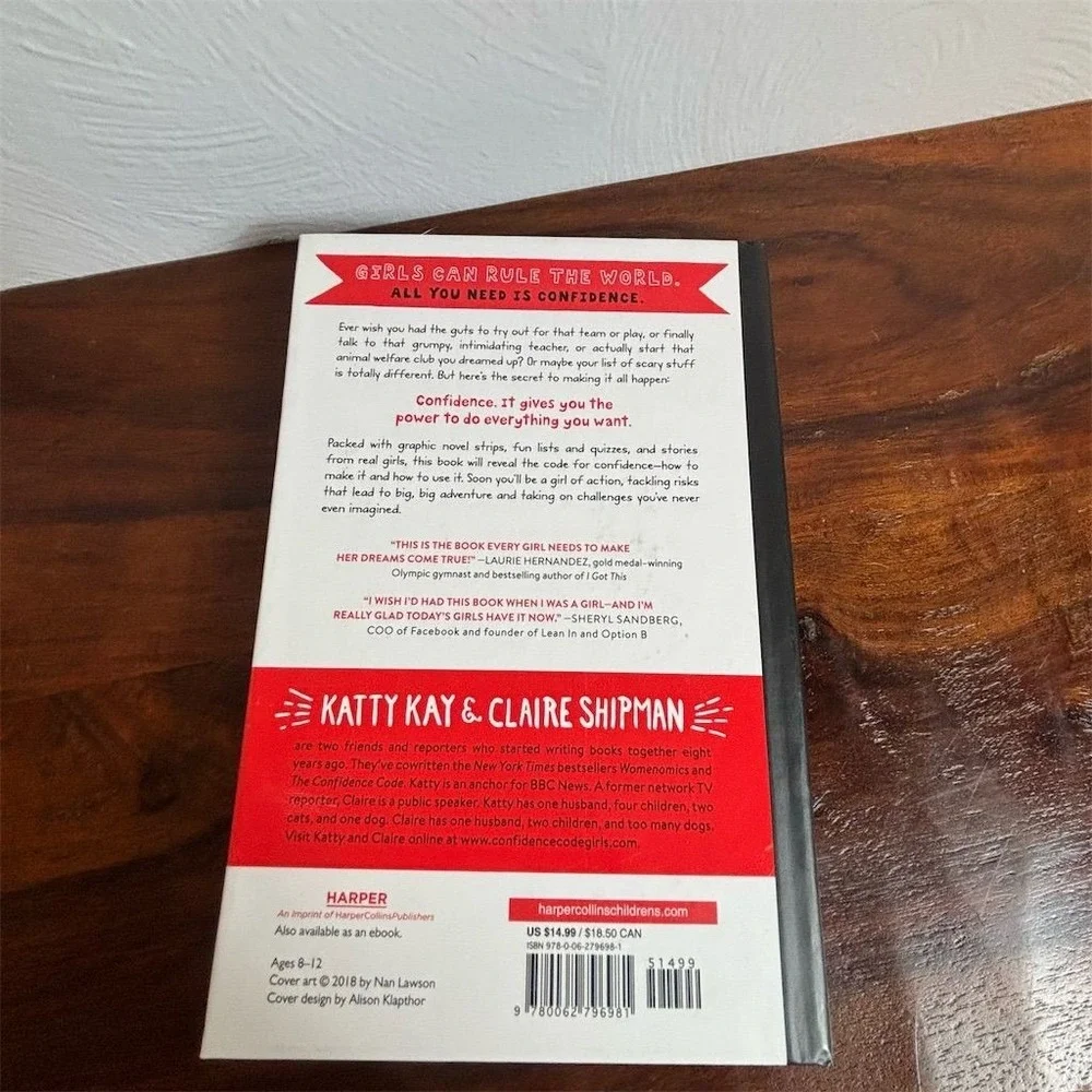 The Confidence Code for Girls Hardcover‎ Book Ages 9-12 Self-Help Guide